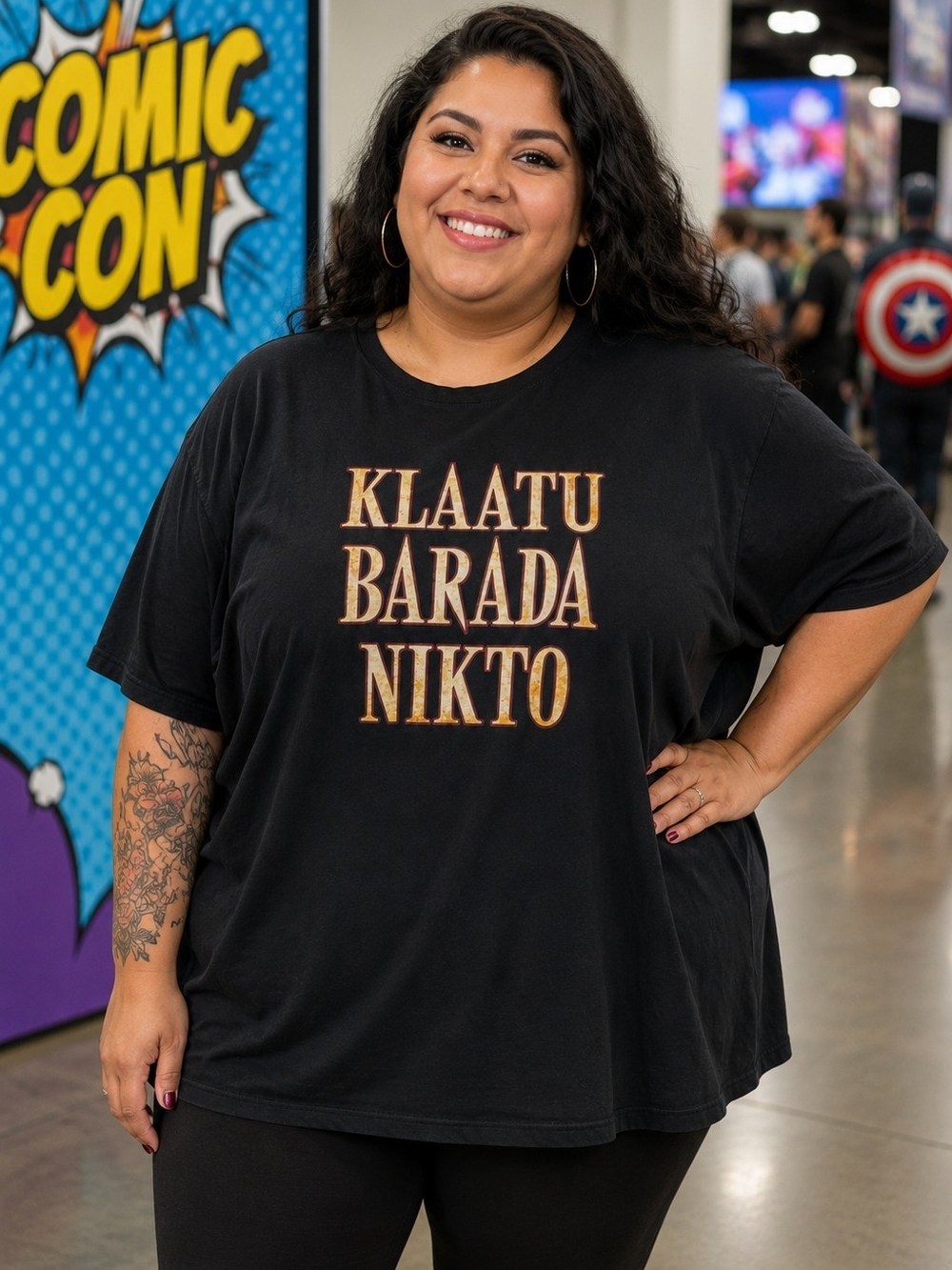 Army of Darkness Klaatu Barada Nikto T-Shirt 2XL Horror Comedy Movie Quote Tee